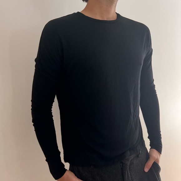 KOIIAR THE OVERSIZE LONG SLEEVE SHIRT IN BLACK - S - Picture 3 of 15